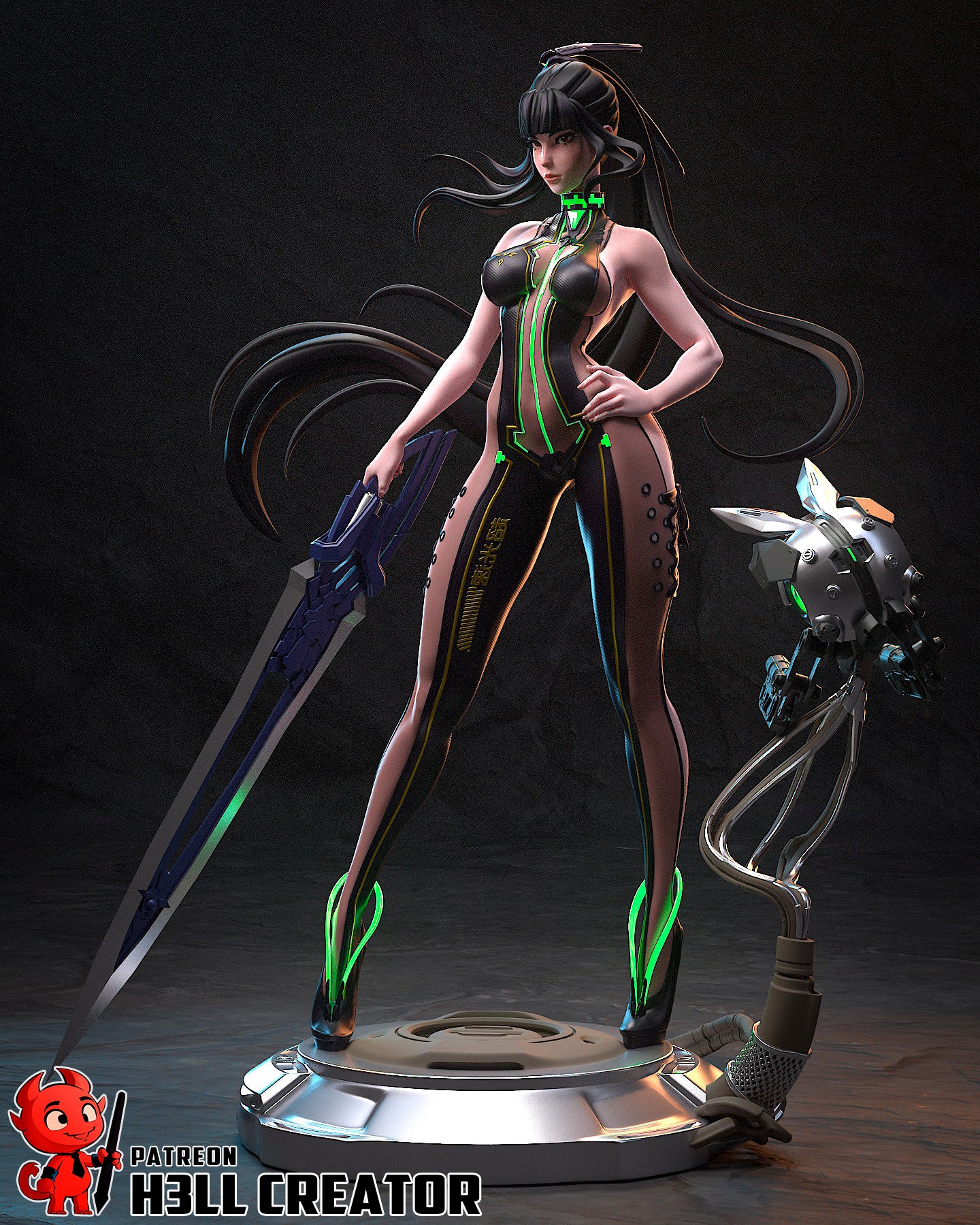 EVE | 3D Printed Resin Model | Unpainted or Hand-Painted