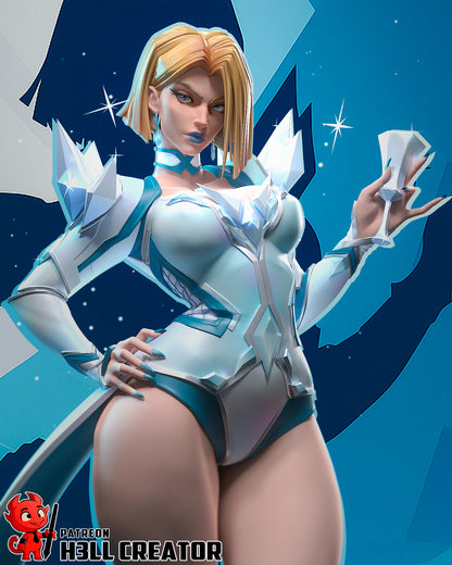 Emma Frost | 3D Printed Resin Model | Unpainted or Hand-Painted