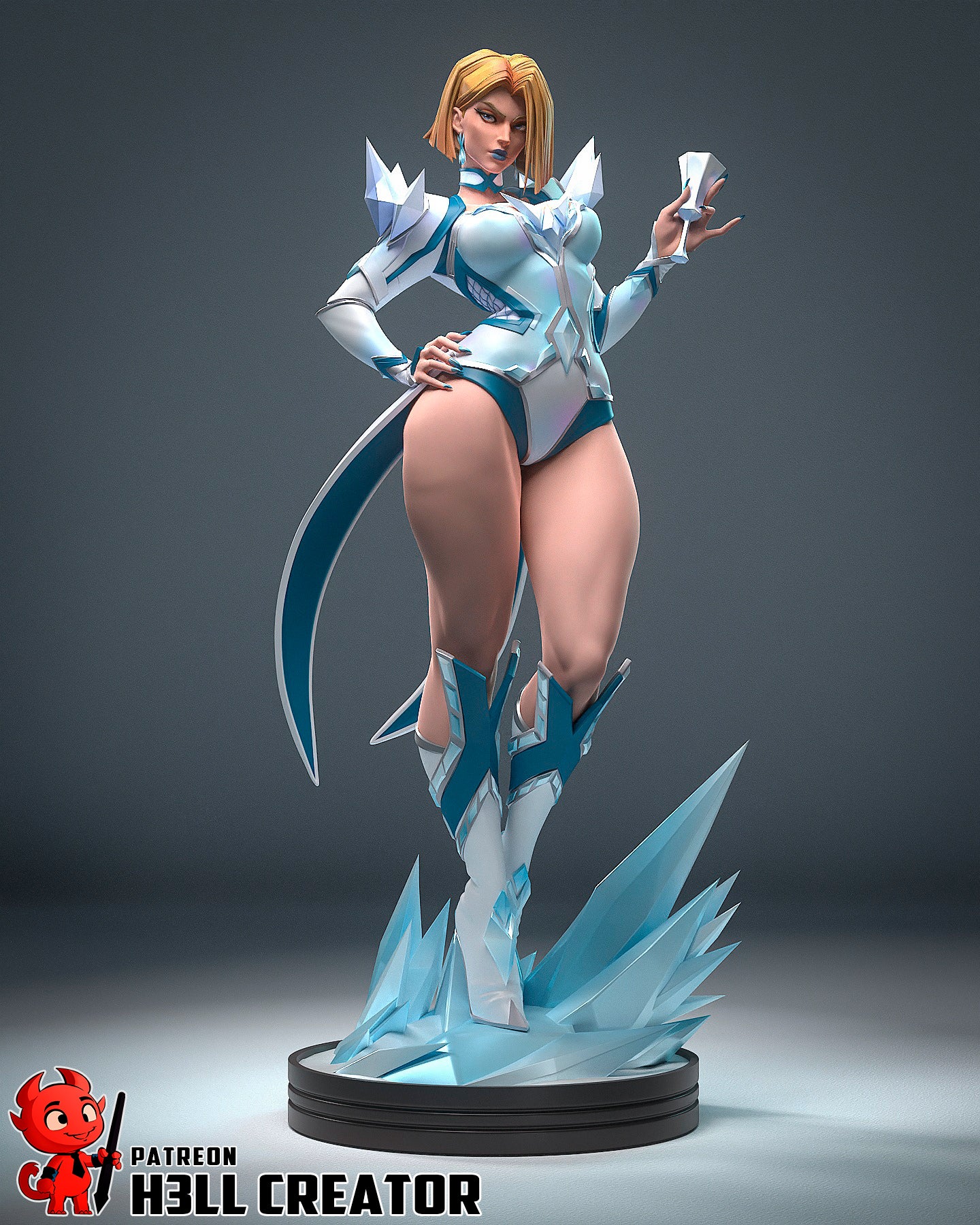 Emma Frost | 3D Printed Resin Model | Unpainted or Hand-Painted
