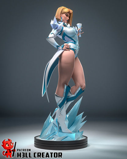 Emma Frost | 3D Printed Resin Model | Unpainted or Hand-Painted