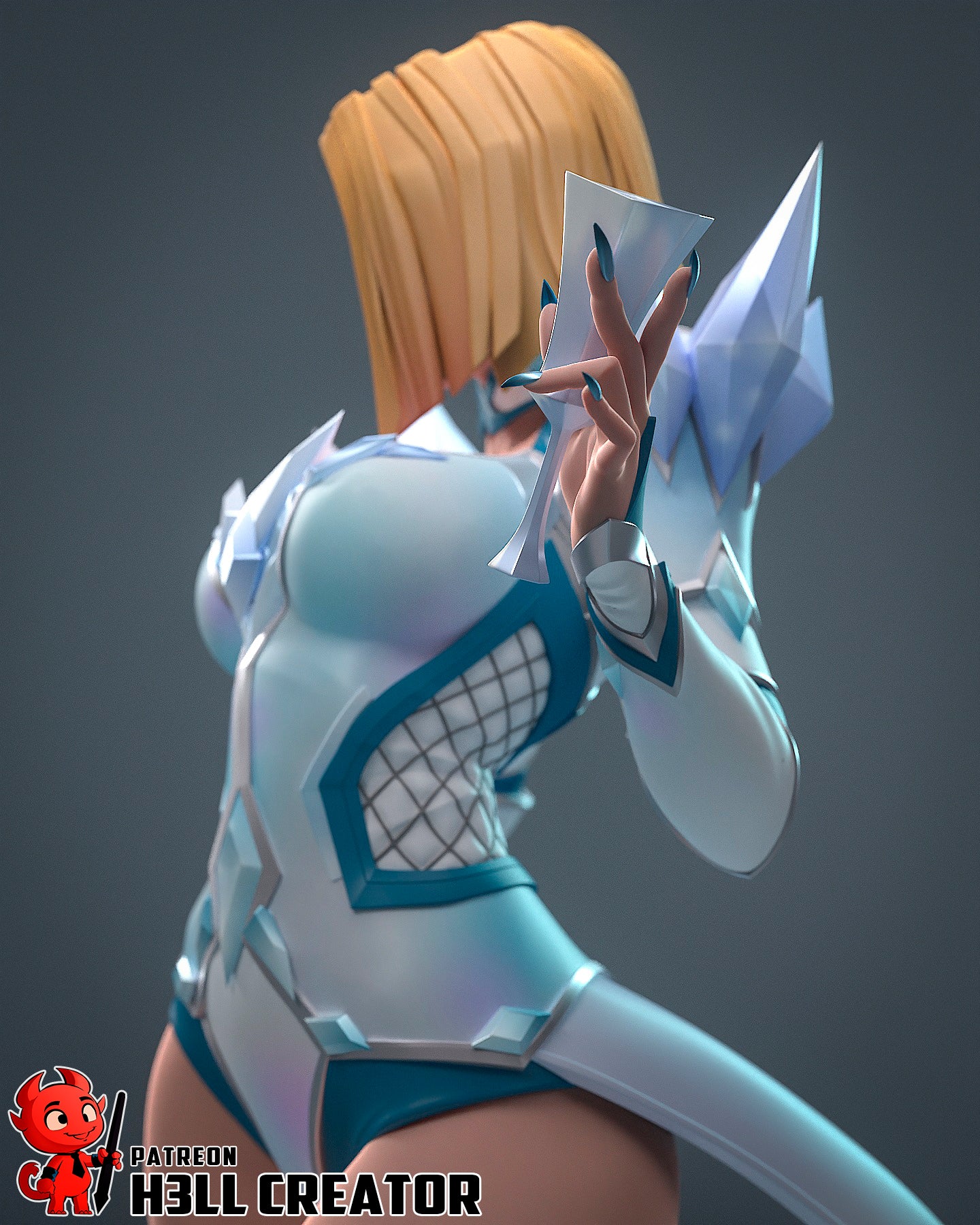 Emma Frost | 3D Printed Resin Model | Unpainted or Hand-Painted