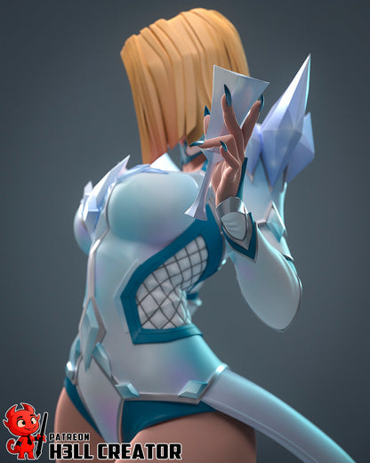 Emma Frost | 3D Printed Resin Model | Unpainted or Hand-Painted