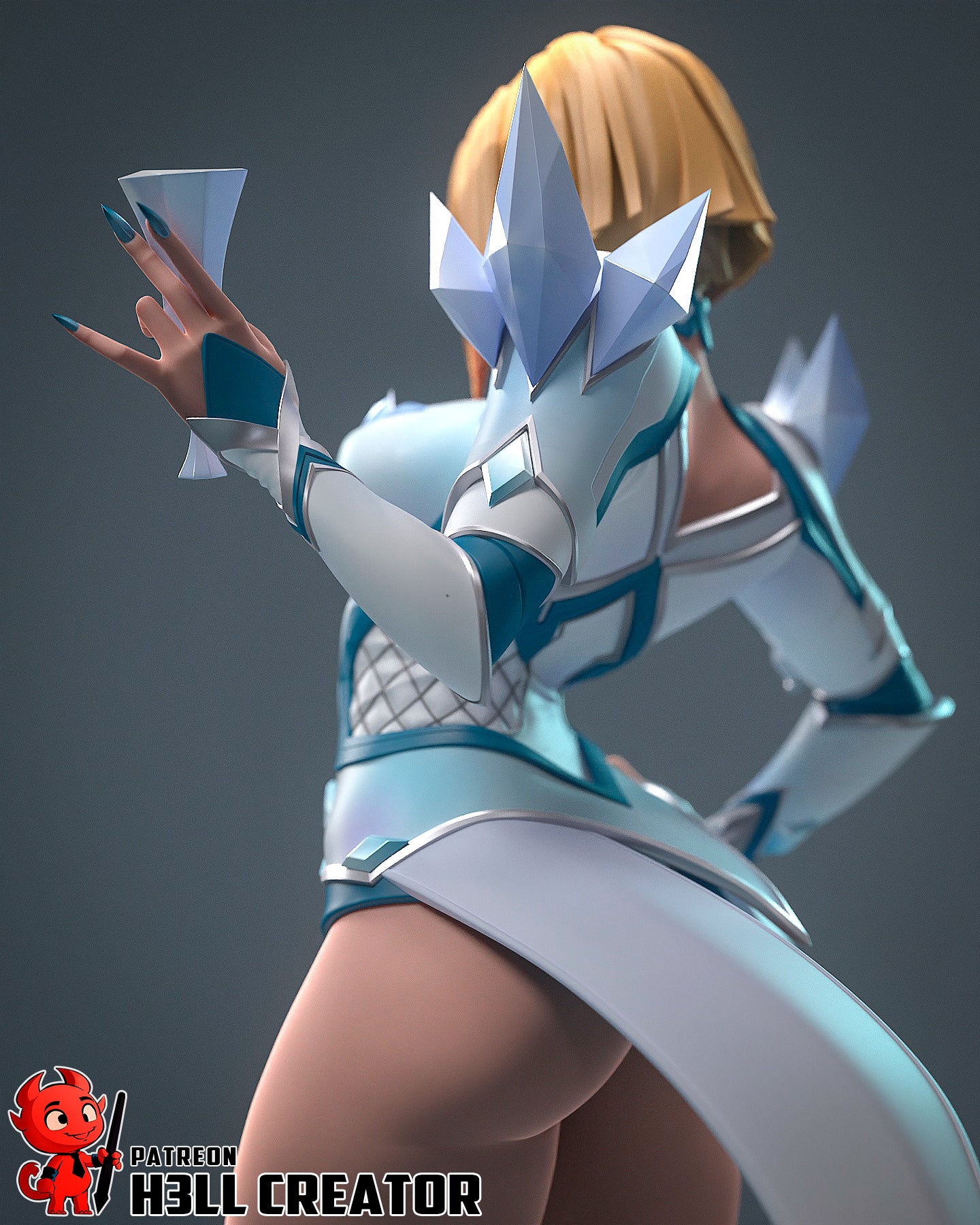 Emma Frost | 3D Printed Resin Model | Unpainted or Hand-Painted