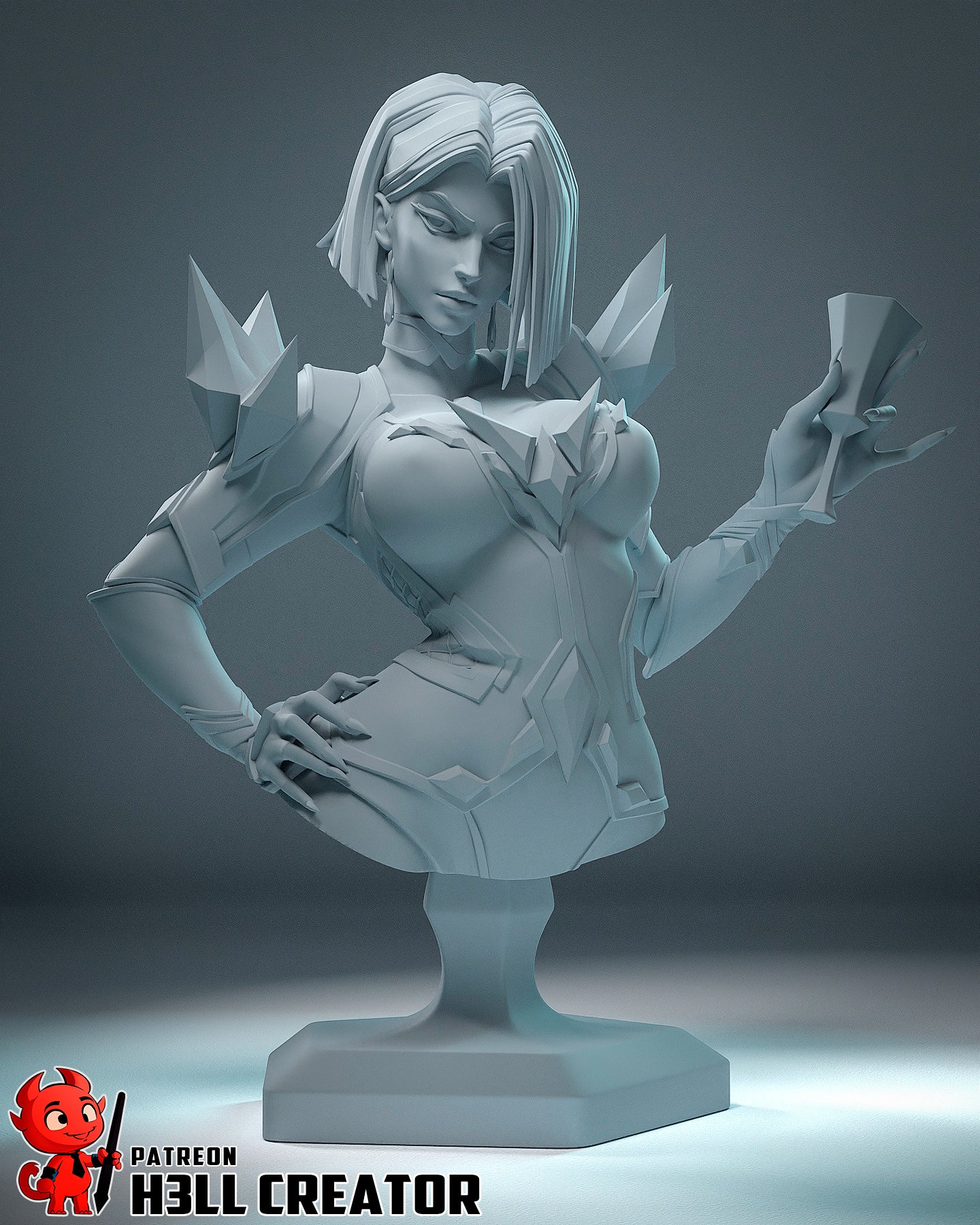 Emma Frost | 3D Printed Resin Model | Unpainted or Hand-Painted