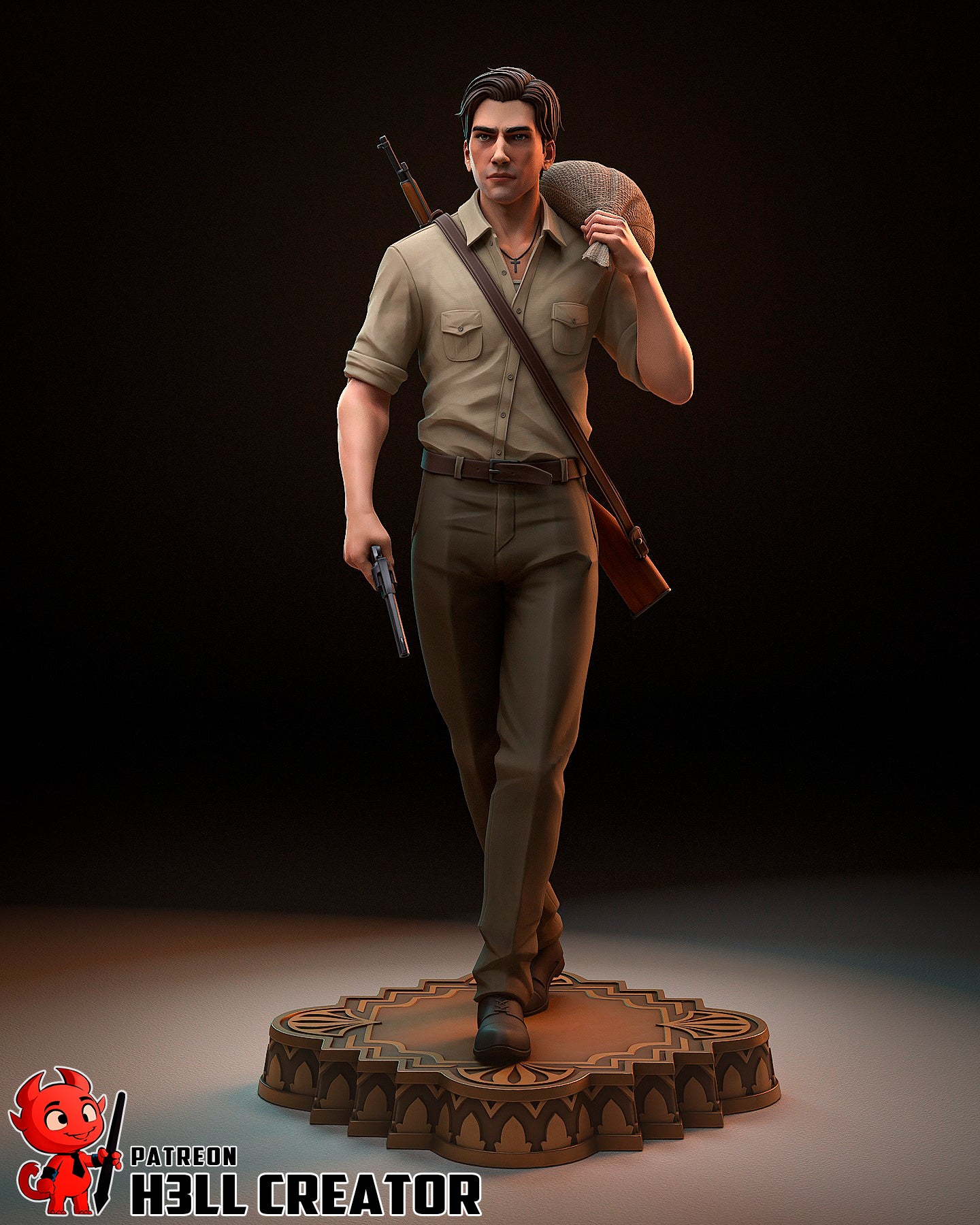 Enzo Favara | 3D Printed Resin Model | Unpainted or Hand-Painted