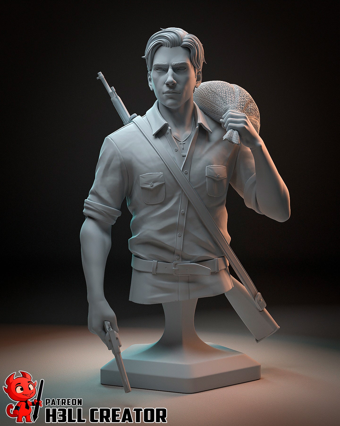 Enzo Favara | 3D Printed Resin Model | Unpainted or Hand-Painted