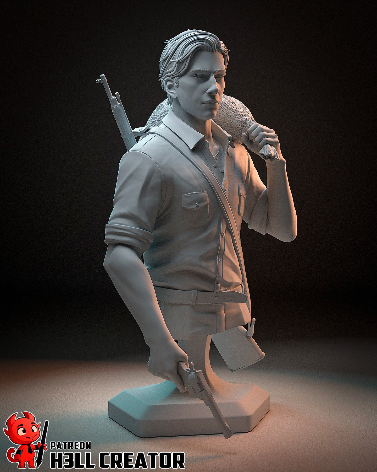 Enzo Favara | 3D Printed Resin Model | Unpainted or Hand-Painted