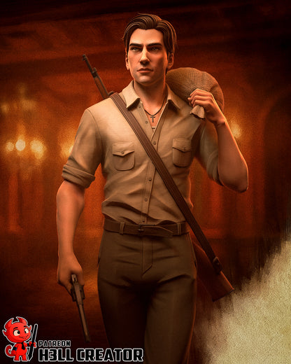 Enzo Favara | 3D Printed Resin Model | Unpainted or Hand-Painted