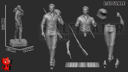Enzo Favara | 3D Printed Resin Model | Unpainted or Hand-Painted