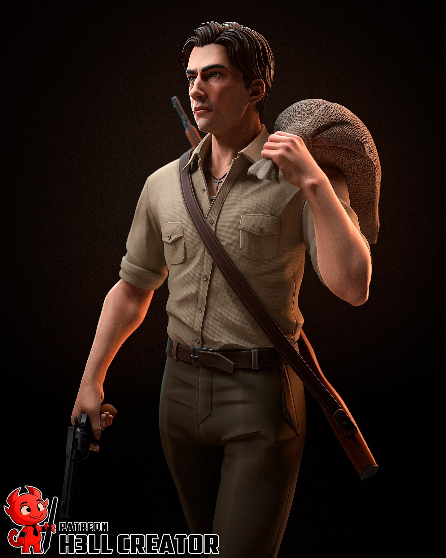 Enzo Favara | 3D Printed Resin Model | Unpainted or Hand-Painted