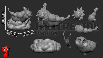 Esquie Toy | 3D Printed Resin Model | Unpainted or Hand-Painted