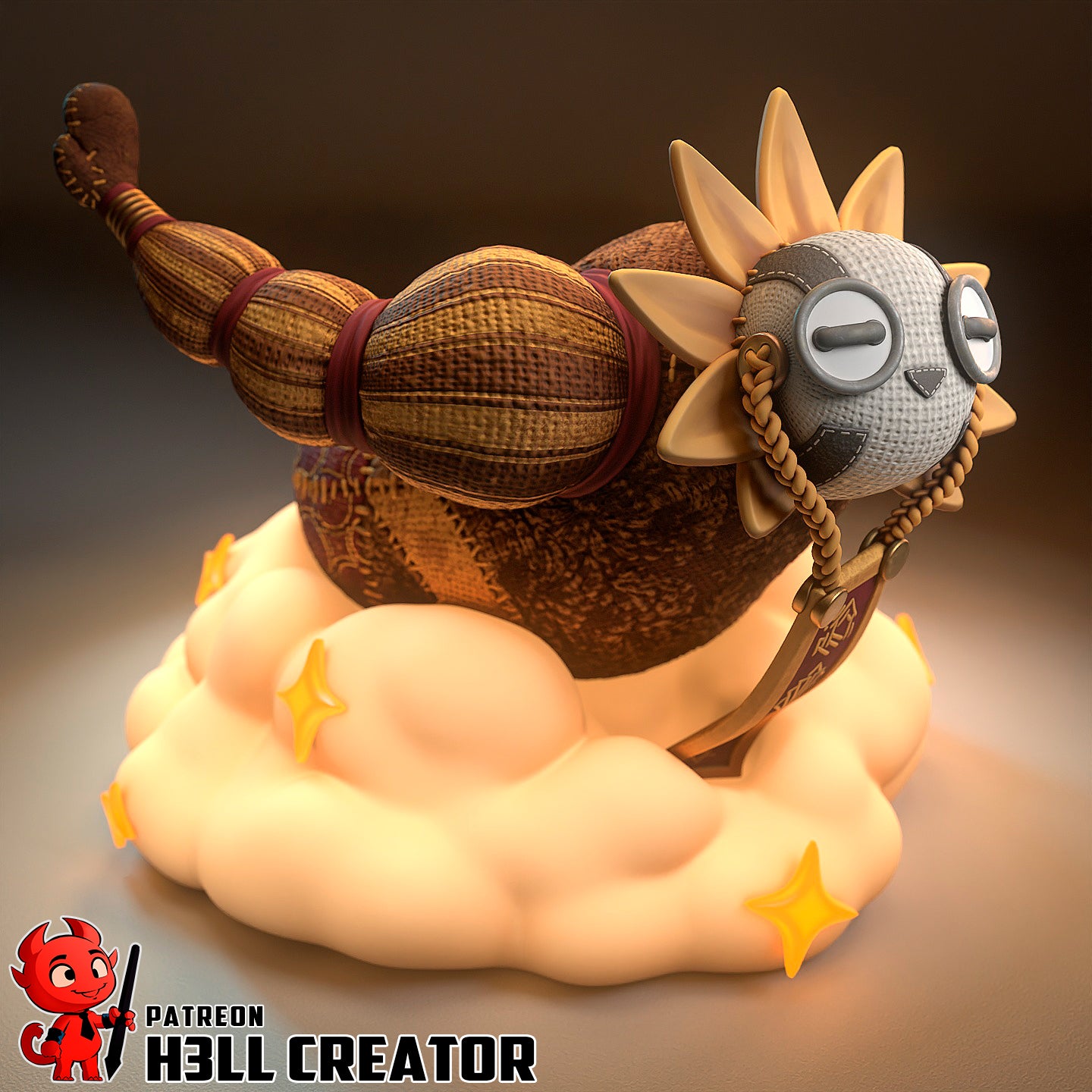 Esquie Toy | 3D Printed Resin Model | Unpainted or Hand-Painted