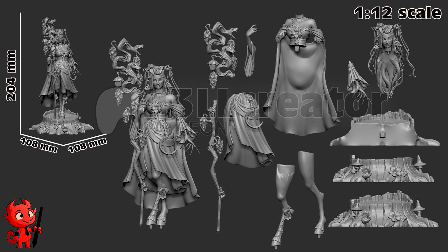 Fearne | 3D Printed Resin Model | Unpainted or Hand-Painted
