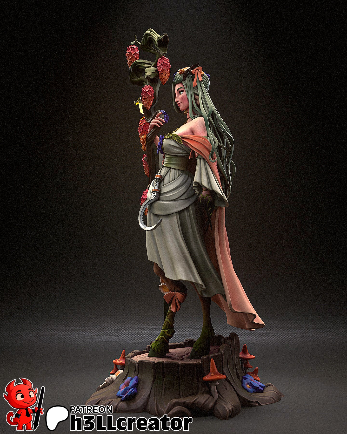 Fearne | 3D Printed Resin Model | Unpainted or Hand-Painted