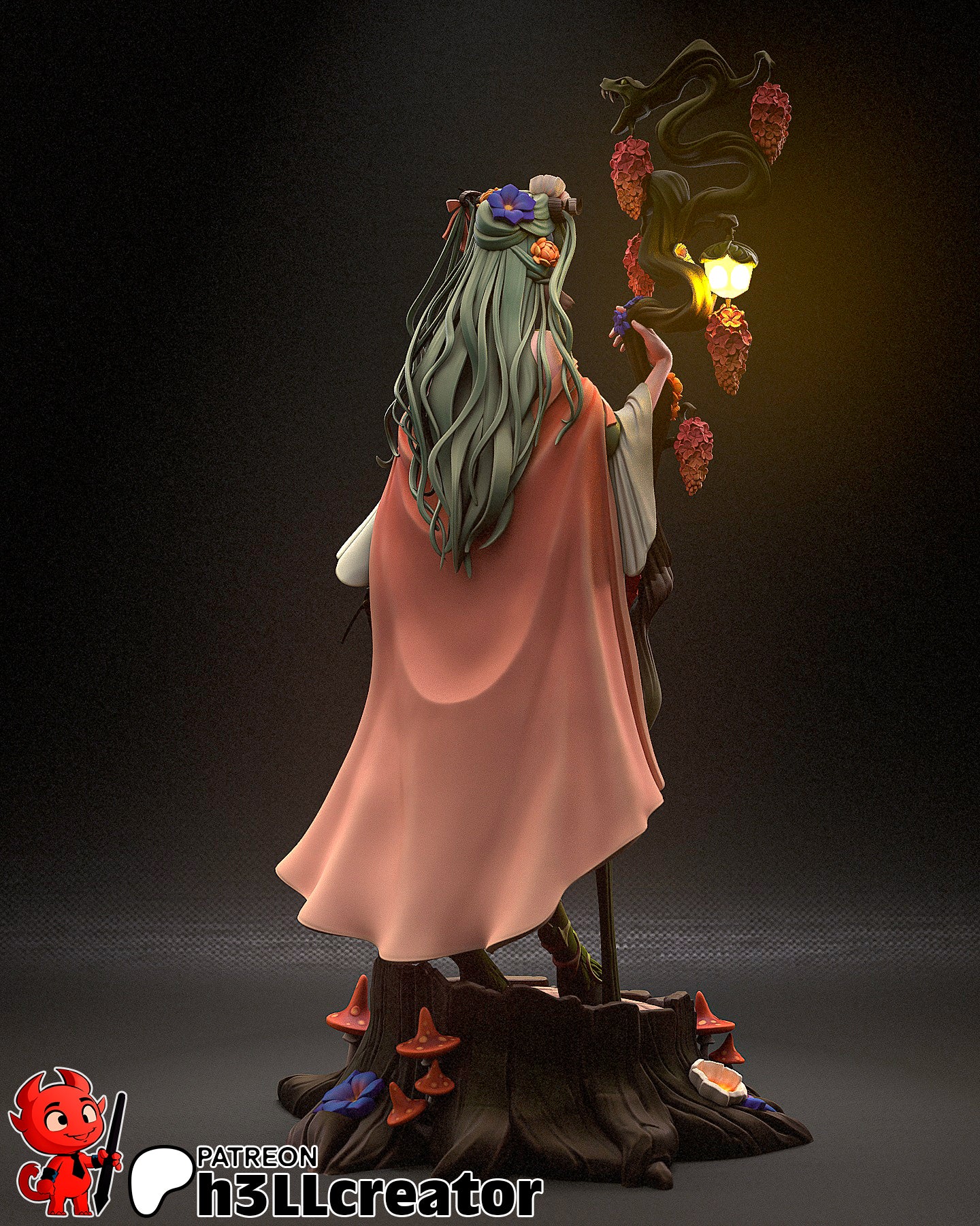 Fearne | 3D Printed Resin Model | Unpainted or Hand-Painted