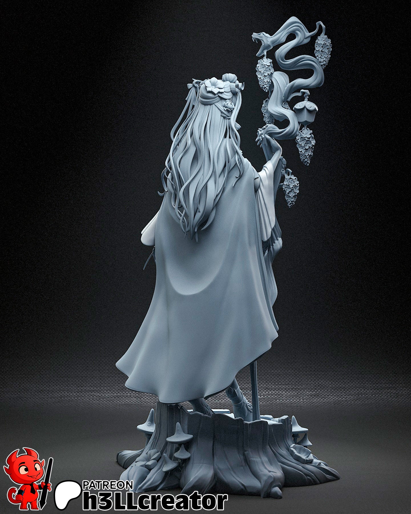 Fearne | 3D Printed Resin Model | Unpainted or Hand-Painted