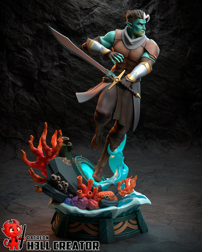Fjord | 3D Printed Resin Model | Unpainted or Hand-Painted