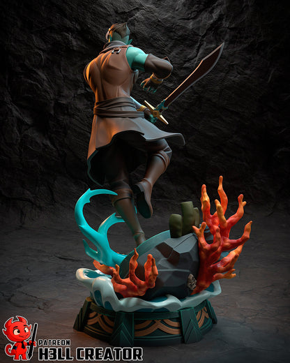 Fjord | 3D Printed Resin Model | Unpainted or Hand-Painted