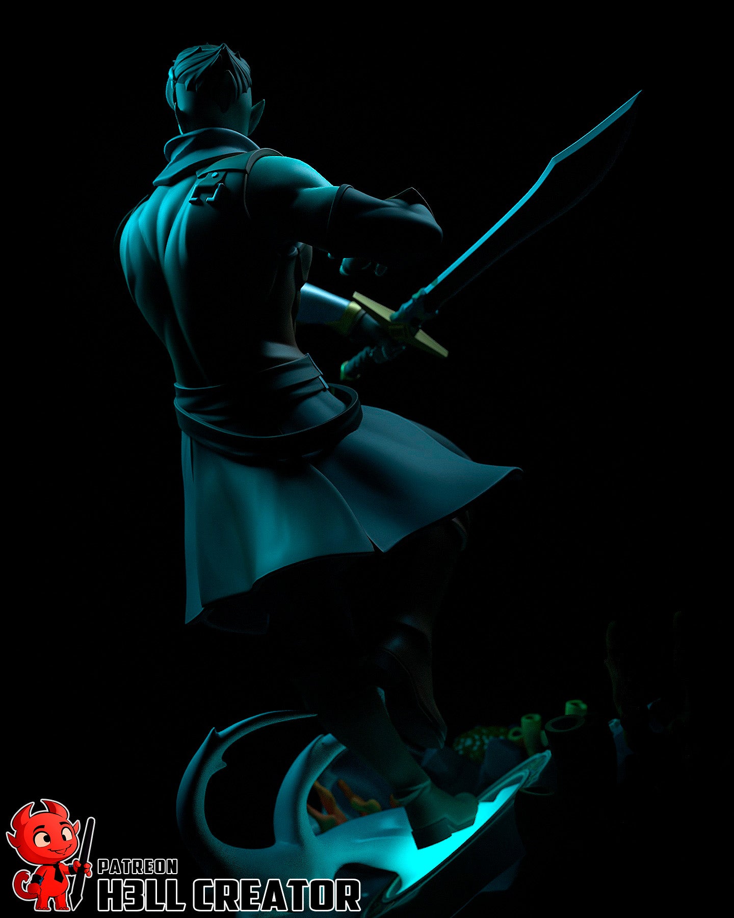 Fjord | 3D Printed Resin Model | Unpainted or Hand-Painted