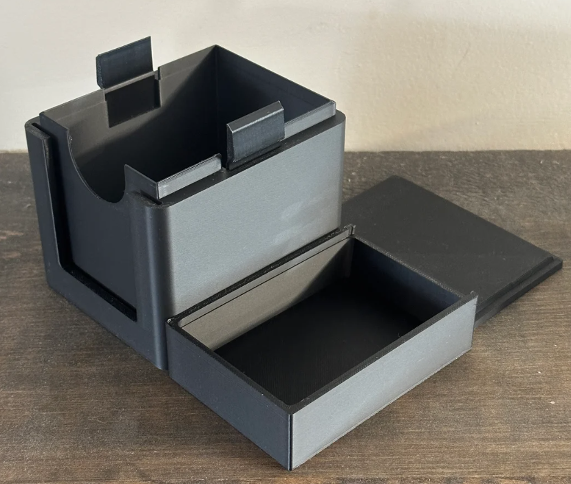 Deck Box with Display Window and Accessory box - TCG Storage for MTG / Pokémon / Yu-Gi-Oh!