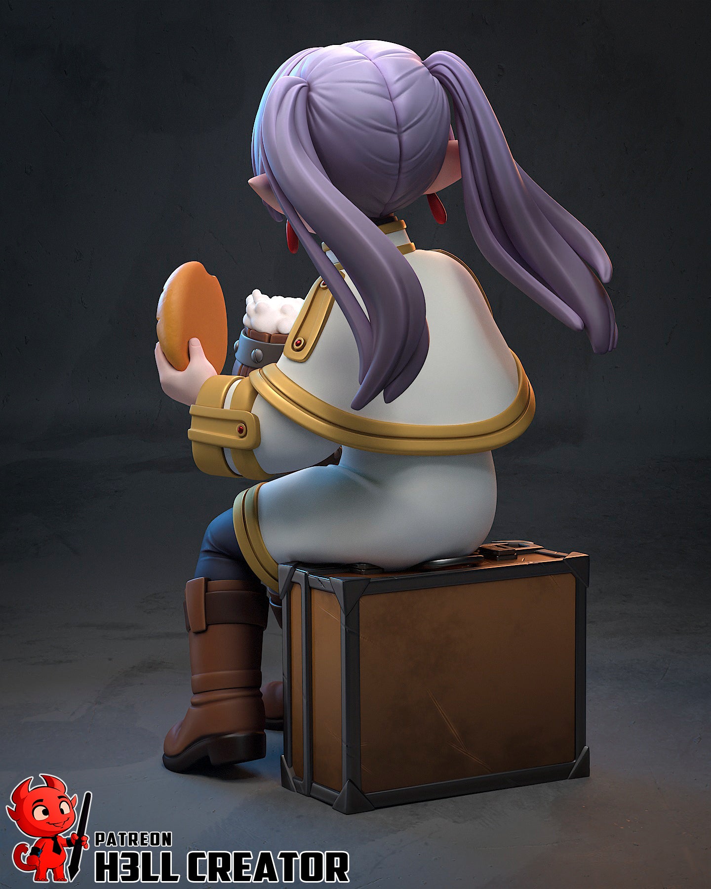 Frieren | 3D Printed Resin Model | Unpainted or Hand-Painted