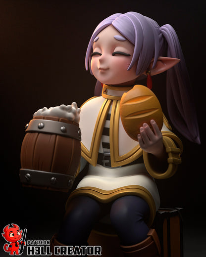 Frieren | 3D Printed Resin Model | Unpainted or Hand-Painted