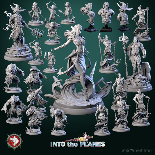 Dungeons and Dragons Models - Into The Planes - Set by White Werewolf Tavern