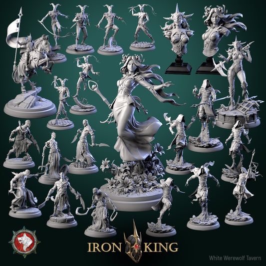 Dungeons and Dragons Models - Iron King - Set by White Werewolf Tavern