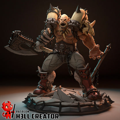 Garrosh | 3D Printed Resin Model | Unpainted or Hand-Painted