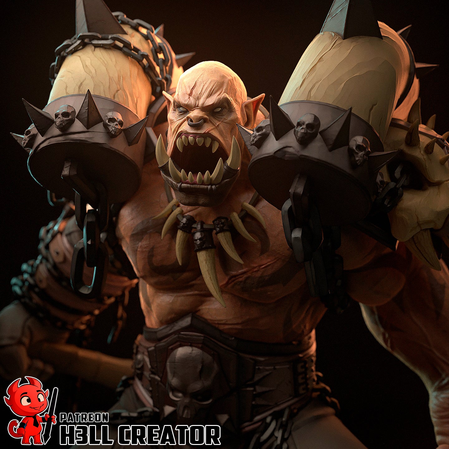 Garrosh | 3D Printed Resin Model | Unpainted or Hand-Painted