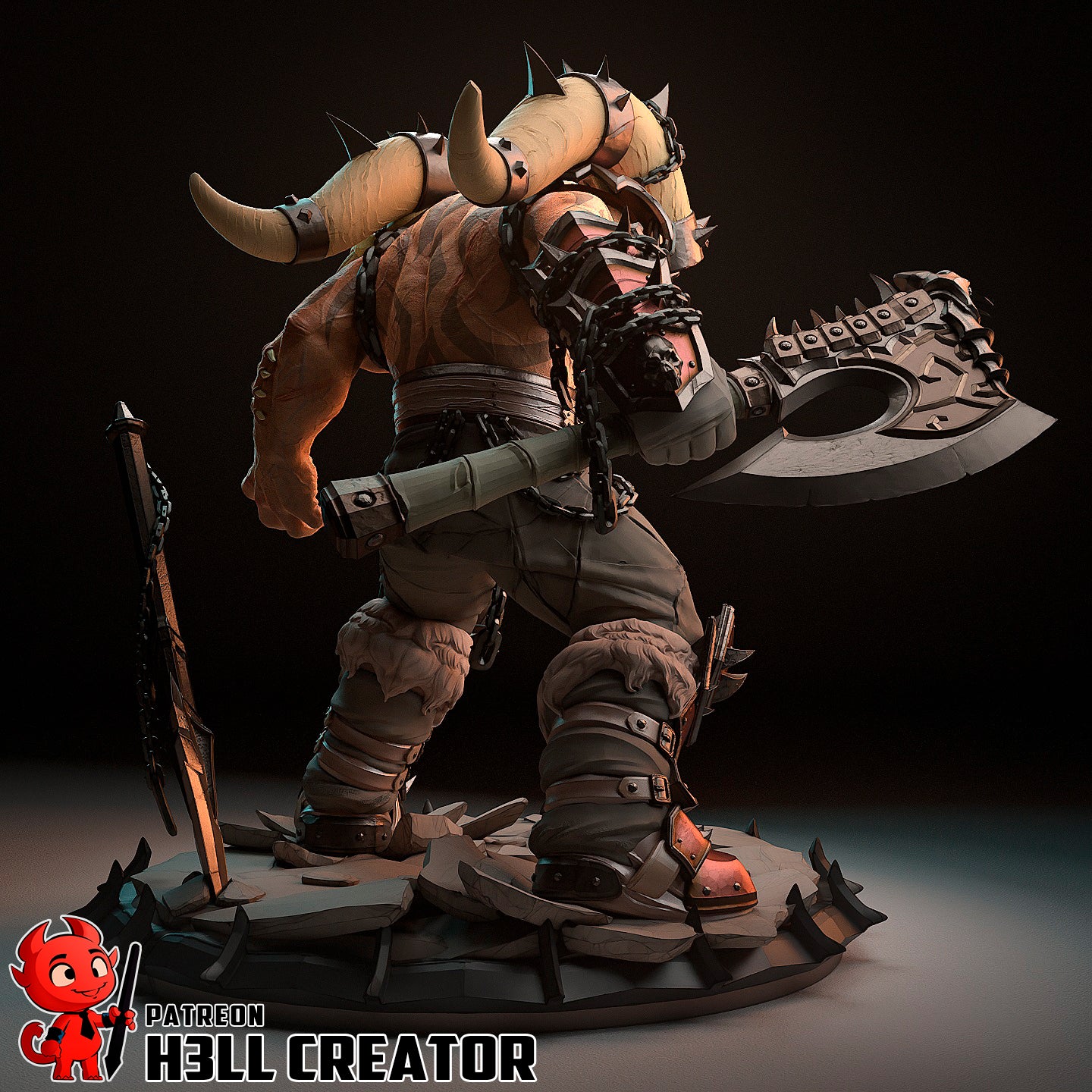 Garrosh | 3D Printed Resin Model | Unpainted or Hand-Painted