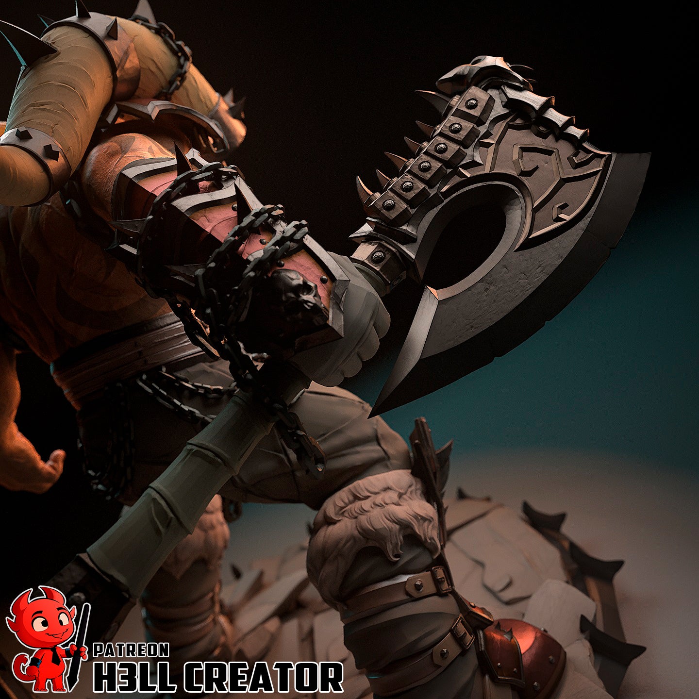 Garrosh | 3D Printed Resin Model | Unpainted or Hand-Painted