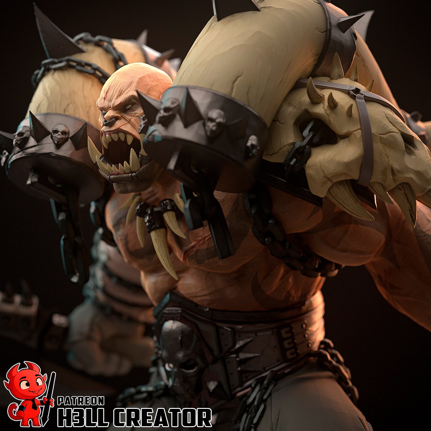 Garrosh | 3D Printed Resin Model | Unpainted or Hand-Painted