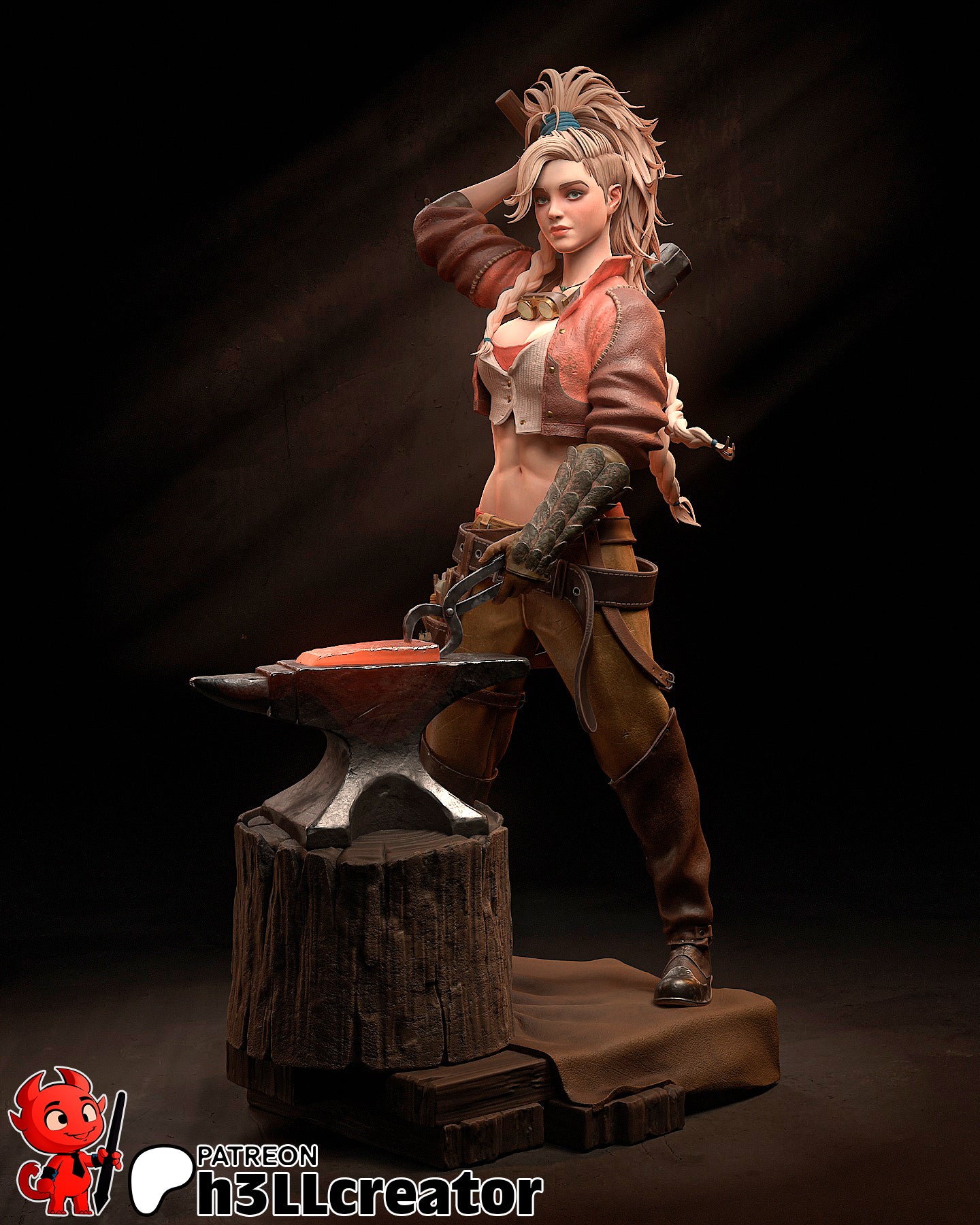 Gemma | 3D Printed Resin Model | Unpainted or Hand-Painted