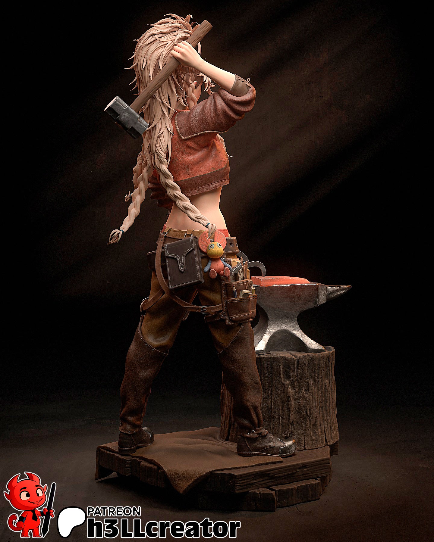 Gemma | 3D Printed Resin Model | Unpainted or Hand-Painted