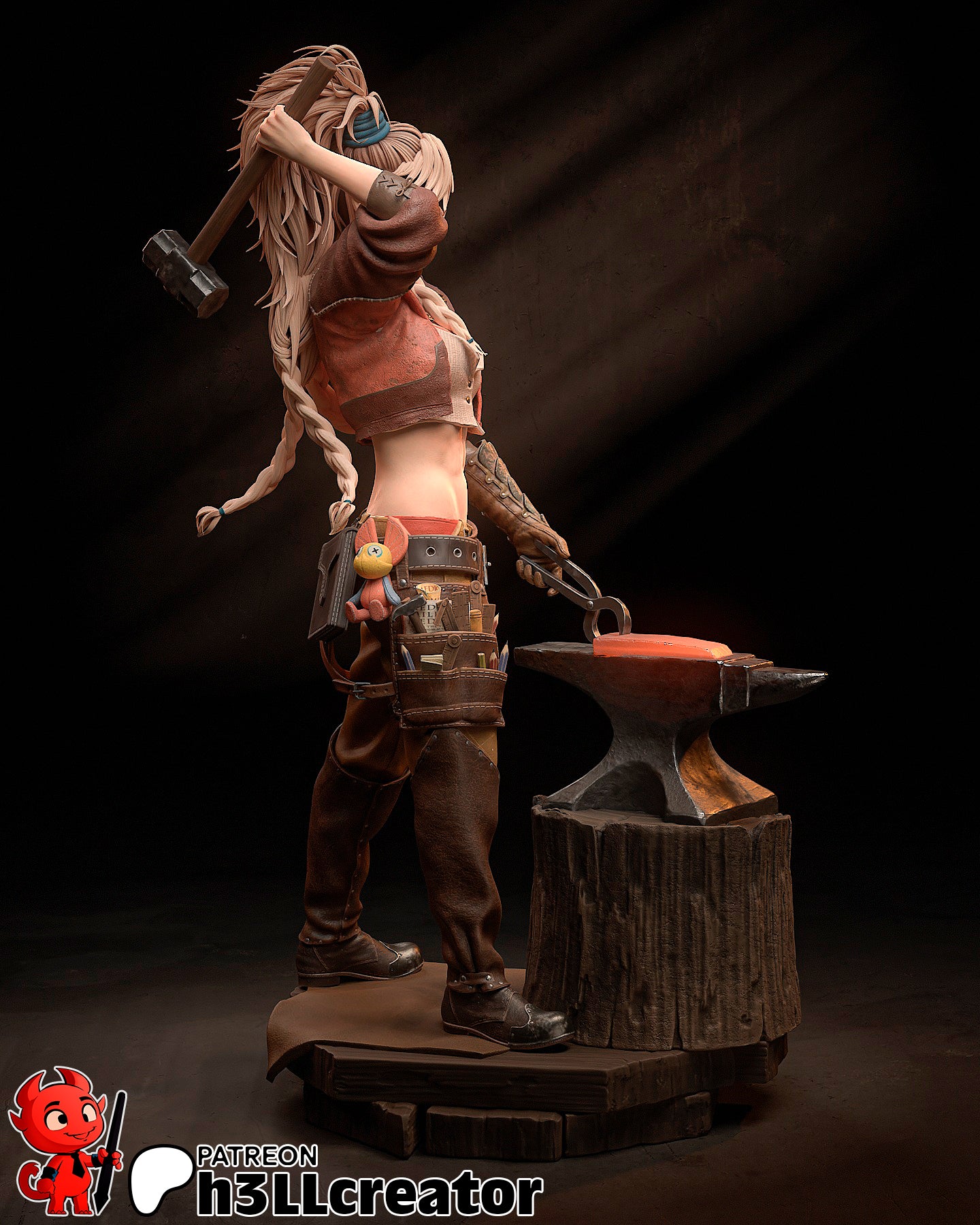 Gemma | 3D Printed Resin Model | Unpainted or Hand-Painted