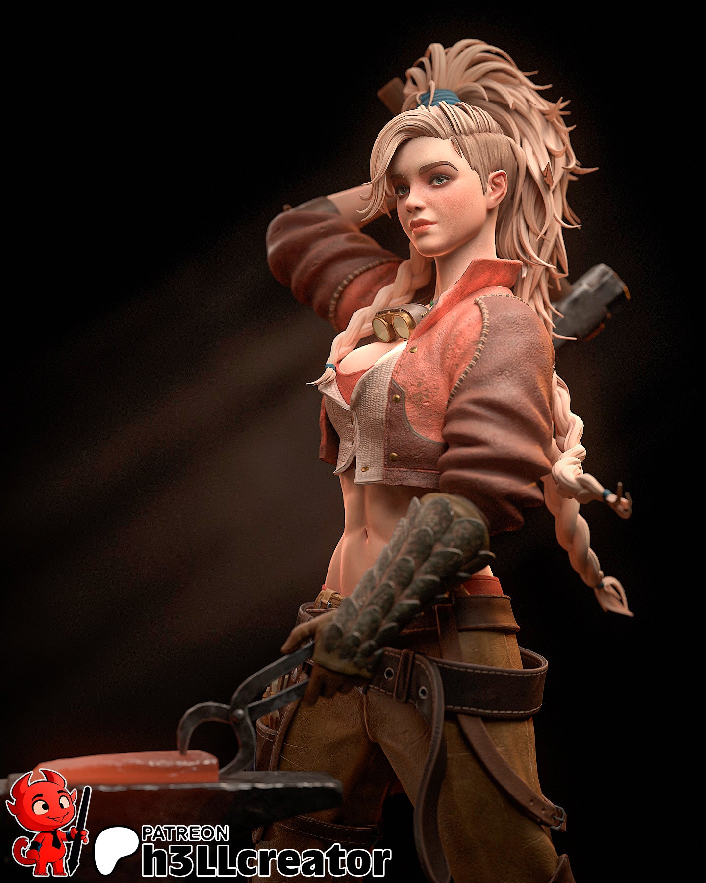 Gemma | 3D Printed Resin Model | Unpainted or Hand-Painted