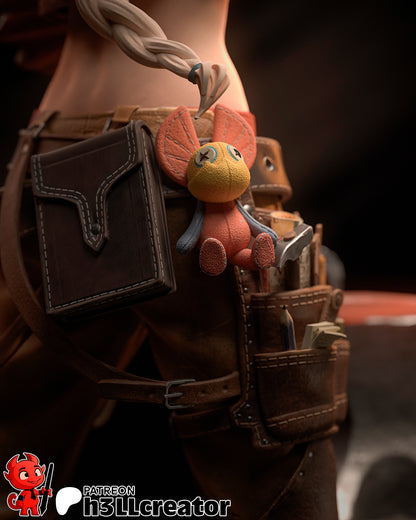 Gemma | 3D Printed Resin Model | Unpainted or Hand-Painted