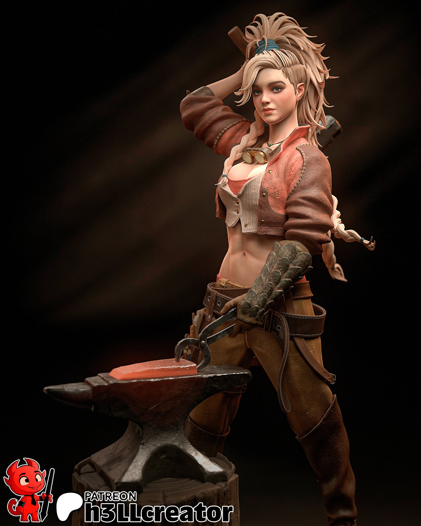 Gemma | 3D Printed Resin Model | Unpainted or Hand-Painted