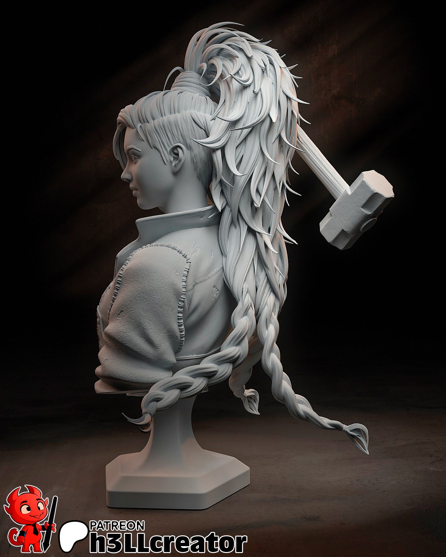 Gemma | 3D Printed Resin Model | Unpainted or Hand-Painted
