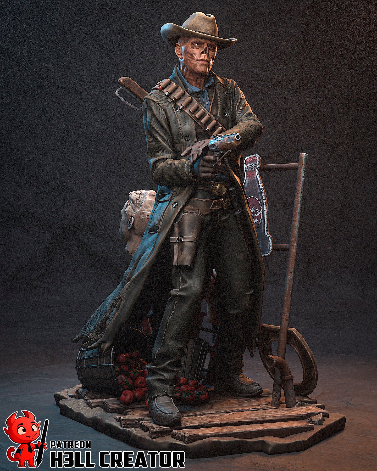 Ghoul | 3D Printed Resin Model | Unpainted or Hand-Painted