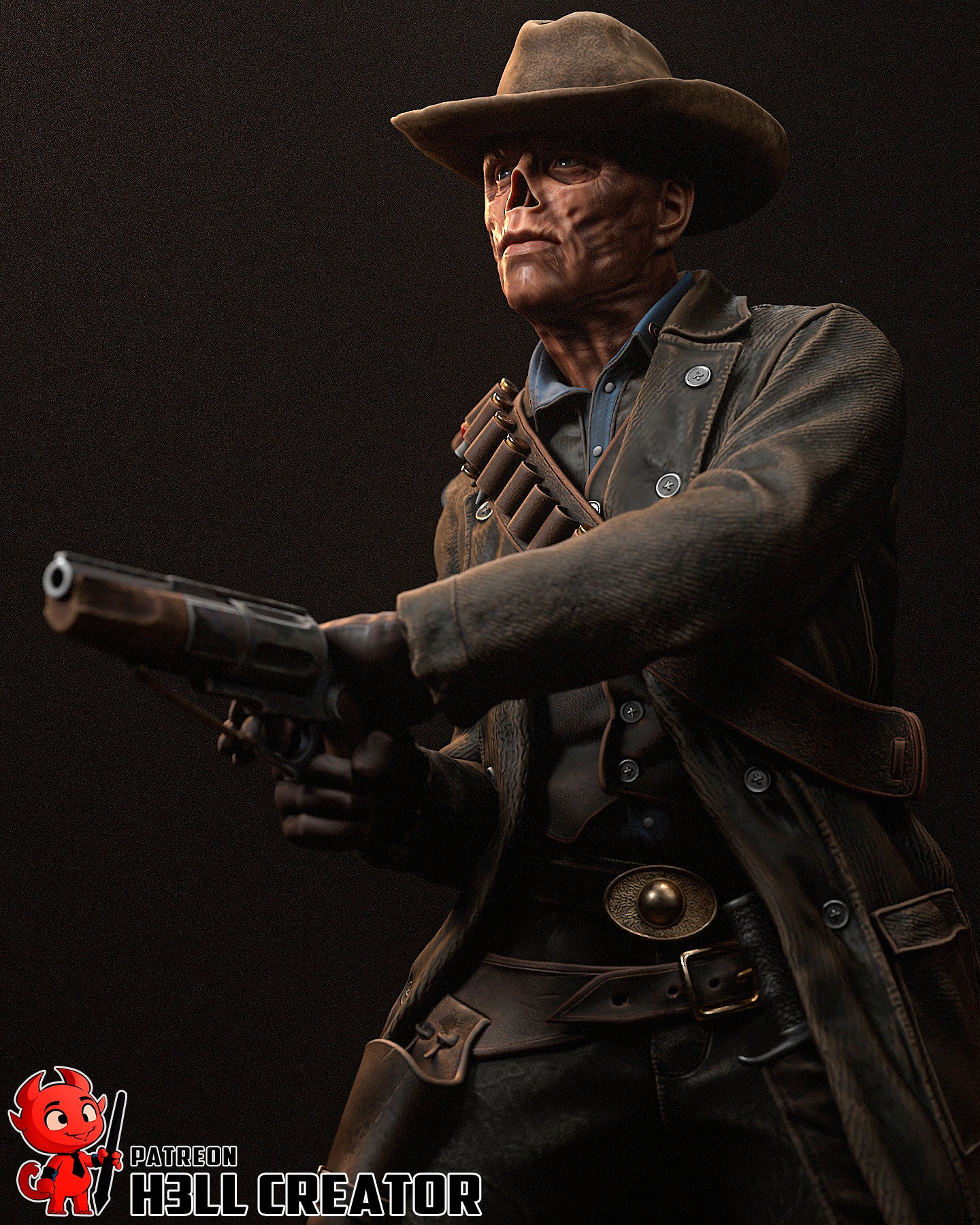 Ghoul | 3D Printed Resin Model | Unpainted or Hand-Painted