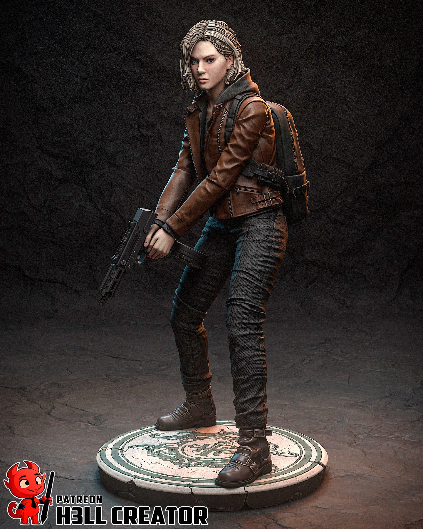 Grace Ashcroft - RE: Requiem | 3D Printed Resin Model | Unpainted or Hand-Painted
