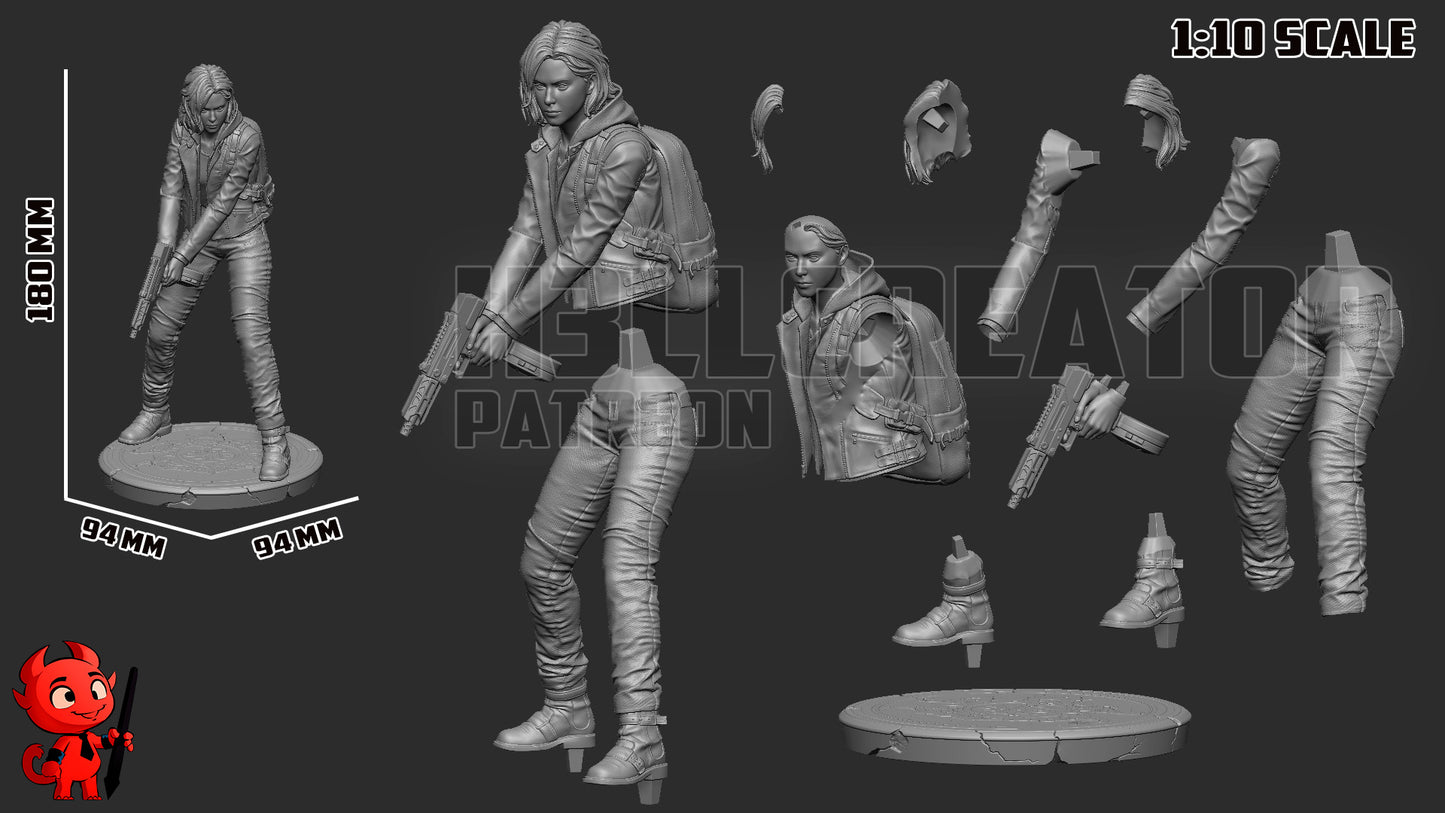 Grace Ashcroft - RE: Requiem | 3D Printed Resin Model | Unpainted or Hand-Painted