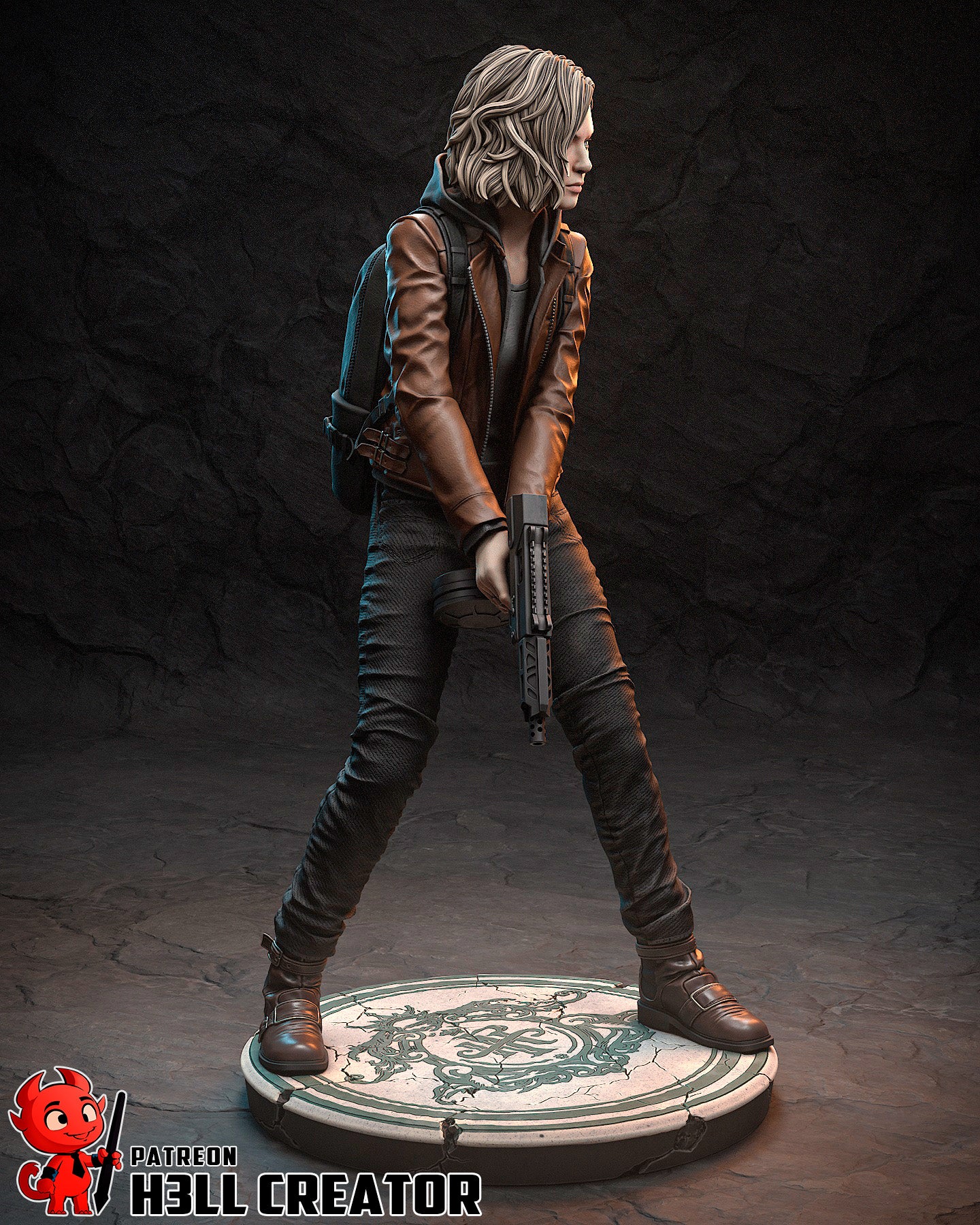Grace Ashcroft - RE: Requiem | 3D Printed Resin Model | Unpainted or Hand-Painted