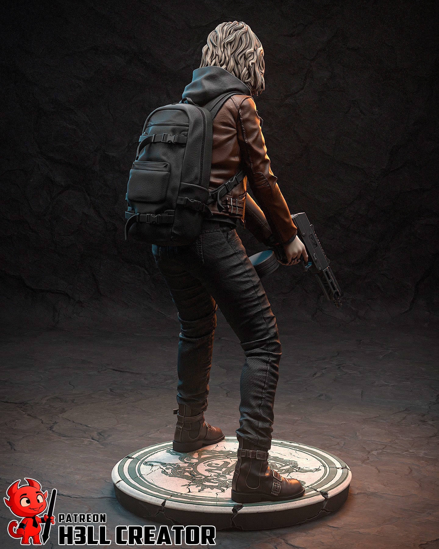 Grace Ashcroft - RE: Requiem | 3D Printed Resin Model | Unpainted or Hand-Painted