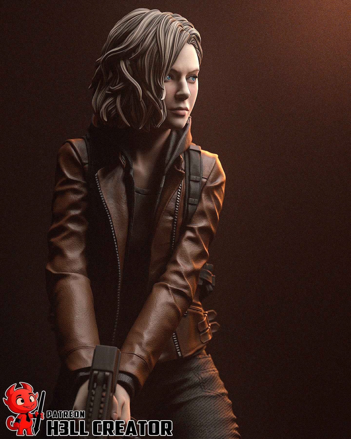 Grace Ashcroft - RE: Requiem | 3D Printed Resin Model | Unpainted or Hand-Painted