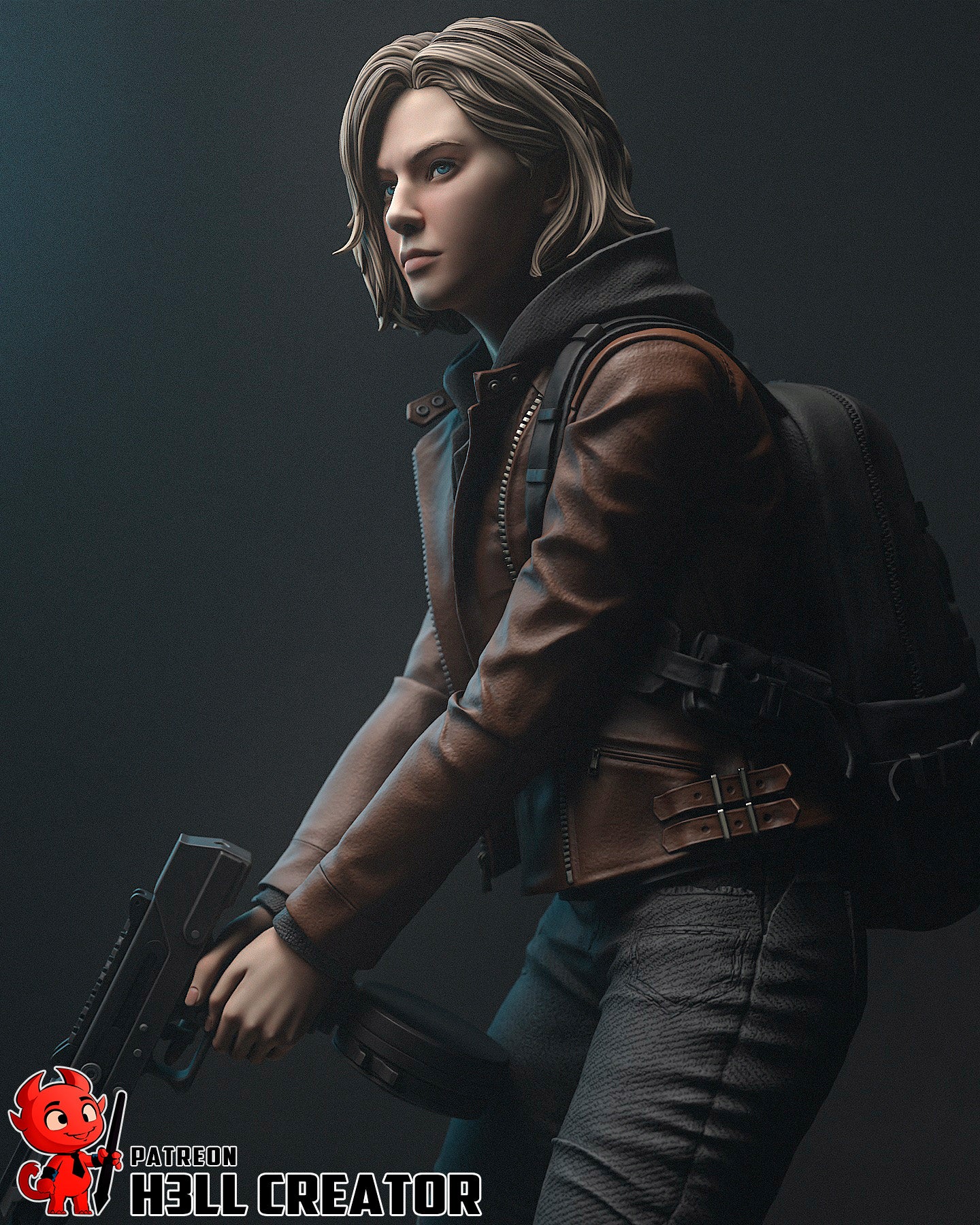 Grace Ashcroft - RE: Requiem | 3D Printed Resin Model | Unpainted or Hand-Painted
