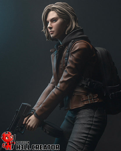 Grace Ashcroft - RE: Requiem | 3D Printed Resin Model | Unpainted or Hand-Painted
