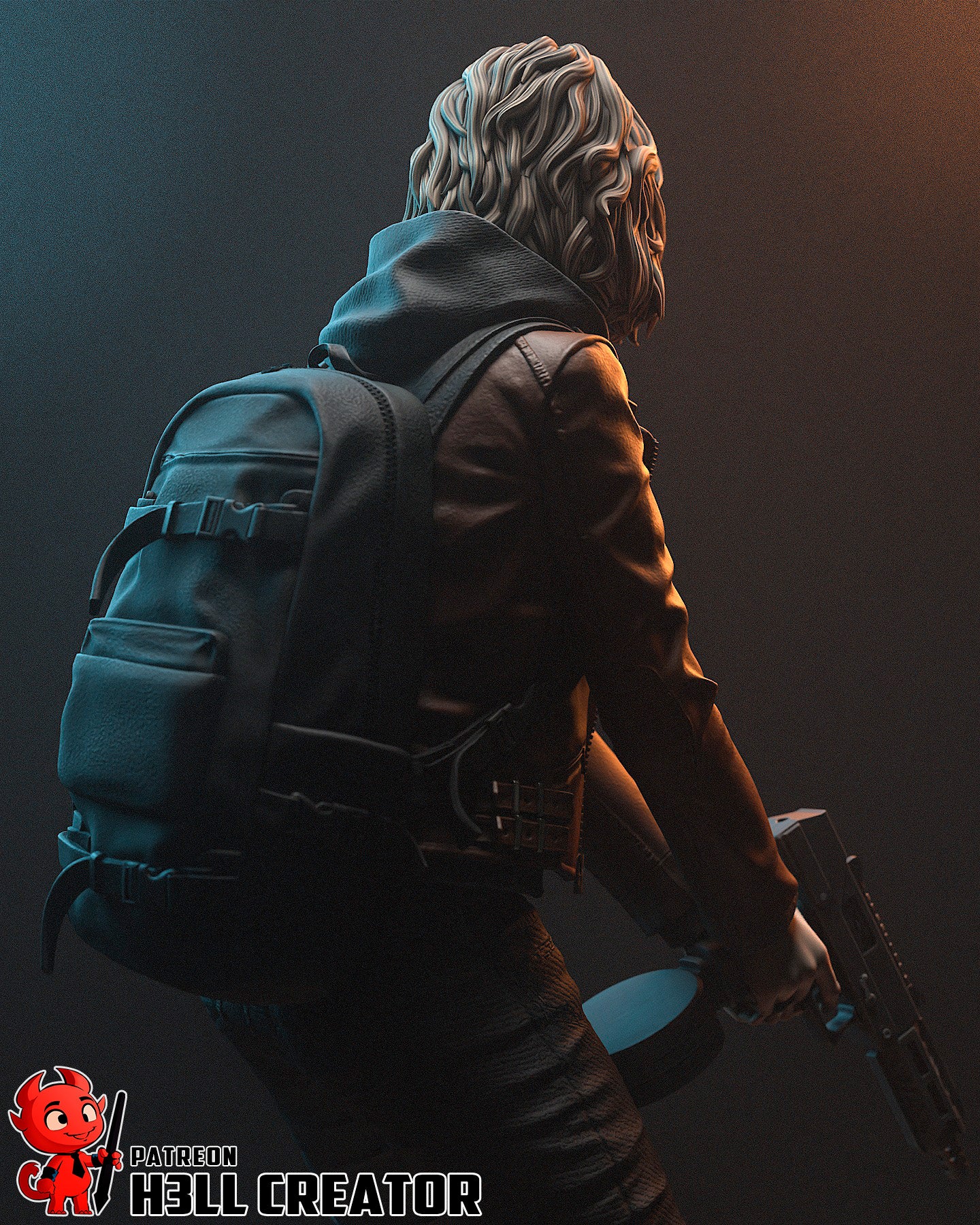 Grace Ashcroft - RE: Requiem | 3D Printed Resin Model | Unpainted or Hand-Painted